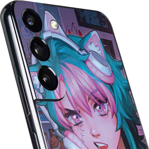 Anime Catgirl Gamer Nerd by Ivy Dolamore Galaxy S22 Plus Skin